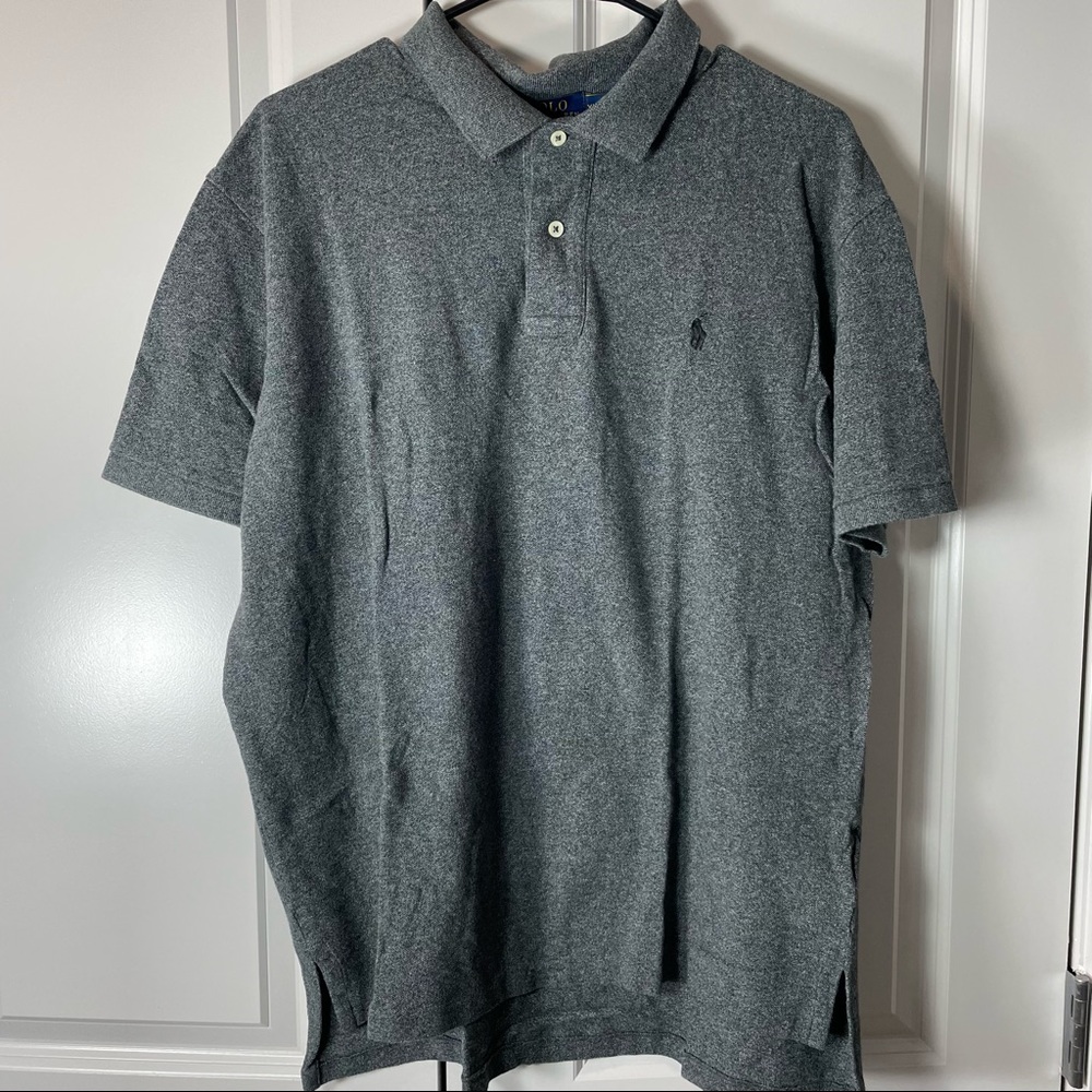 Polo Ralph Lauren Short Sleeve Polo Classic Fit Shirt XXL Grey - Picture 5 of 8